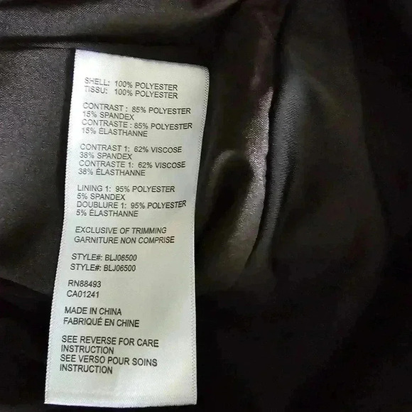 Blanc NOIR SkyFall Aviator Jacket Aubergine Camo Women's Sz Small - Picture 8 of 12